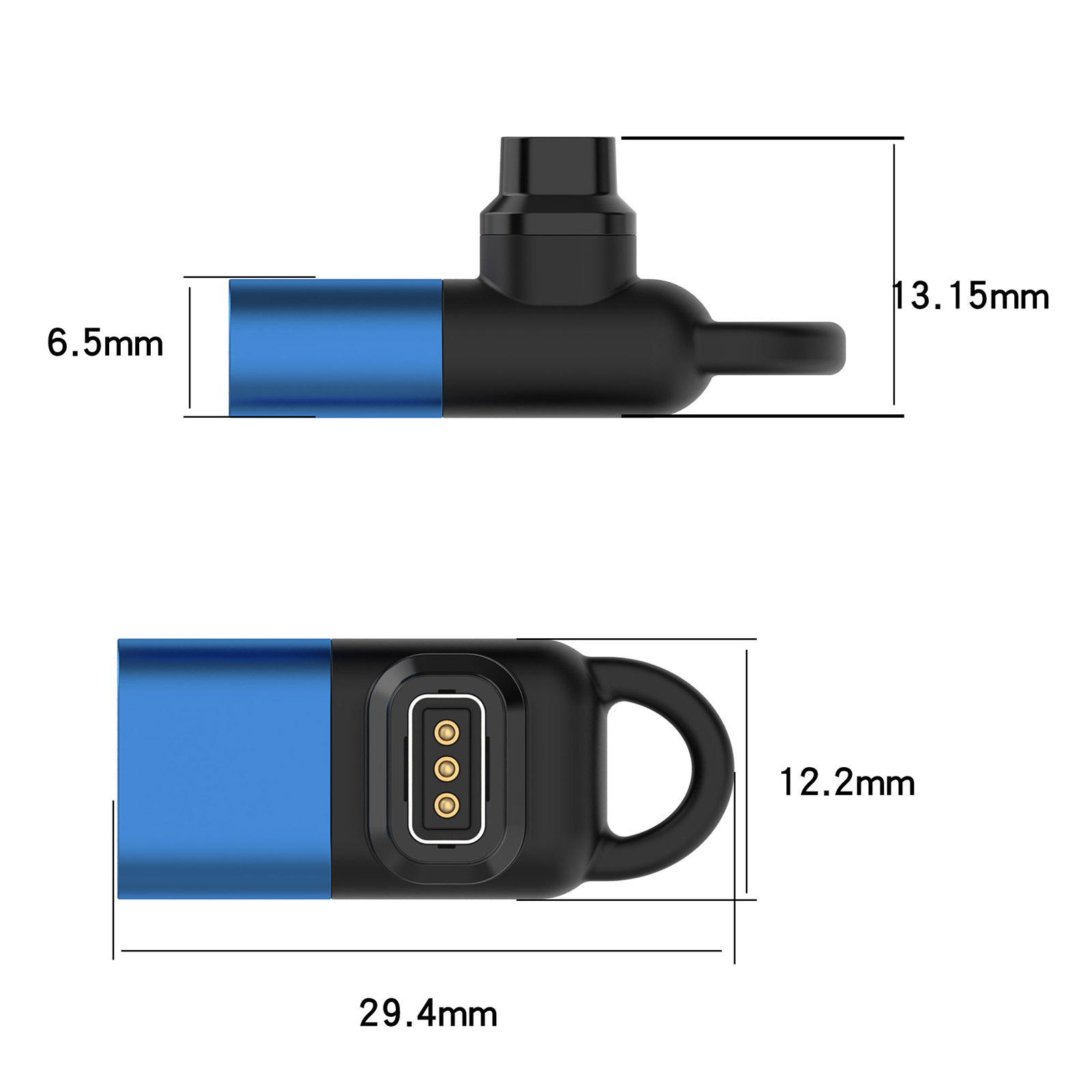 Đầu nối sạc Type-C cho đồng hồ Coros 5 dau noi sac type c cho dong ho coros 7 Đầu nối sạc Type-C cho đồng hồ Coros - YCB.vn