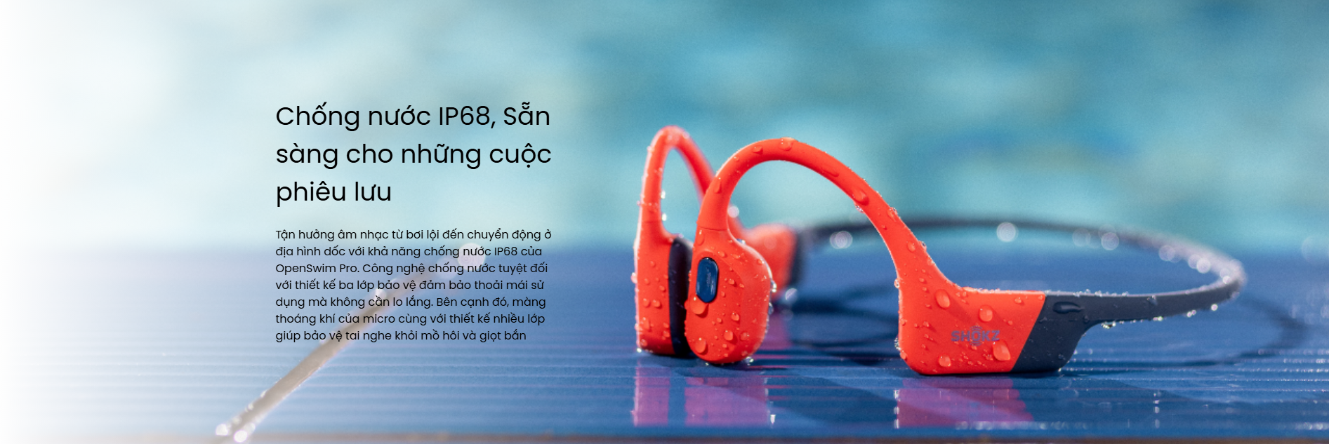 Tai nghe Open-Ear Shokz OpenSwim Pro (32GB bộ nhớ chứa nhạc MP3) 9 tai nghe shokz openswim pro 1 1 Tai nghe Open-Ear Shokz OpenSwim Pro (32GB bộ nhớ chứa nhạc MP3) - YCB.vn