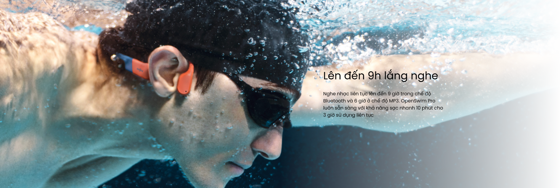 Tai nghe Open-Ear Shokz OpenSwim Pro (32GB bộ nhớ chứa nhạc MP3) 11 tai nghe shokz openswim pro 10 Tai nghe Open-Ear Shokz OpenSwim Pro (32GB bộ nhớ chứa nhạc MP3) - YCB.vn