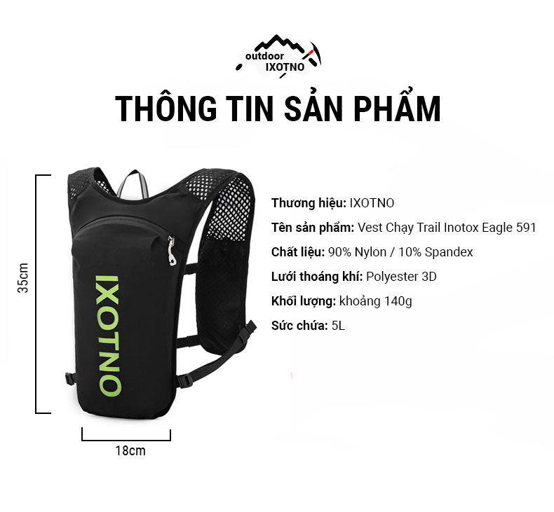 Vest chạy trail IXOTNO Eagle 591 5L 2 vest chay trail ixotno eagle 591 5L 14 Vest chạy trail IXOTNO Eagle 591 5L - YCB.vn