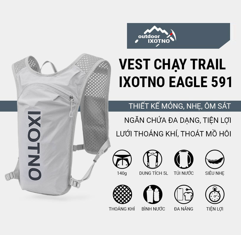 Vest chạy trail IXOTNO Eagle 591 5L 1 vest chay trail ixotno eagle 591 5L 15 Vest chạy trail IXOTNO Eagle 591 5L - YCB.vn