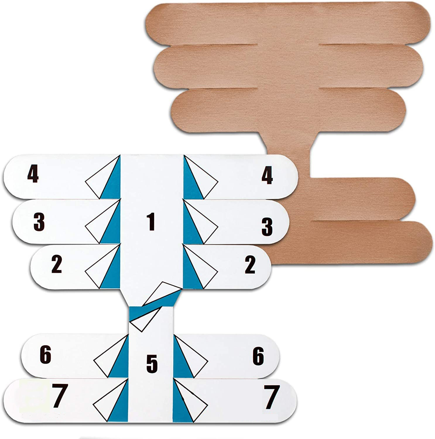 bang ho tro co chan ankle kinesiology tape 5 Băng dán cơ hỗ trợ cổ chân Ankle Kinesiology Tape (1 băng) - YCB.vn
