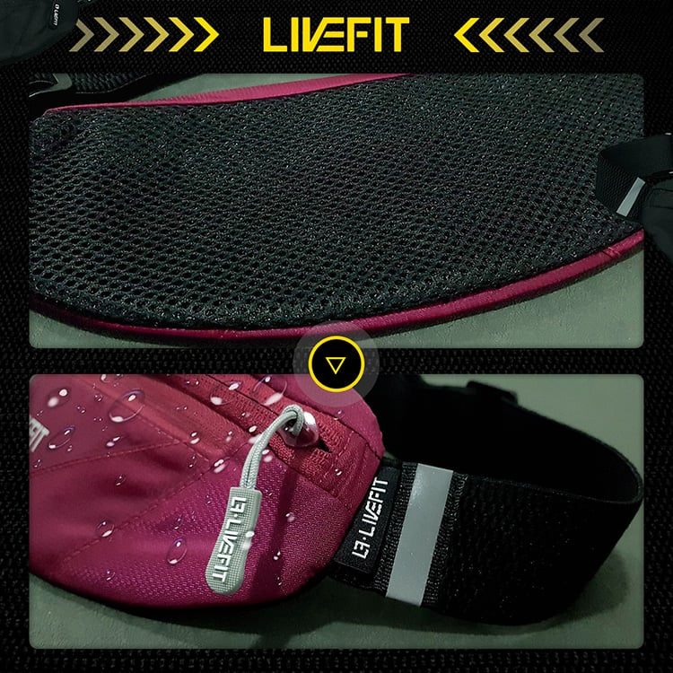 Túi đeo hông chạy bộ LiveFit cao cấp Running Belt WB0924 2 livefit running belt wb0924 1 1 Túi đeo hông chạy bộ LiveFit cao cấp Running Belt WB0924 - YCB.vn