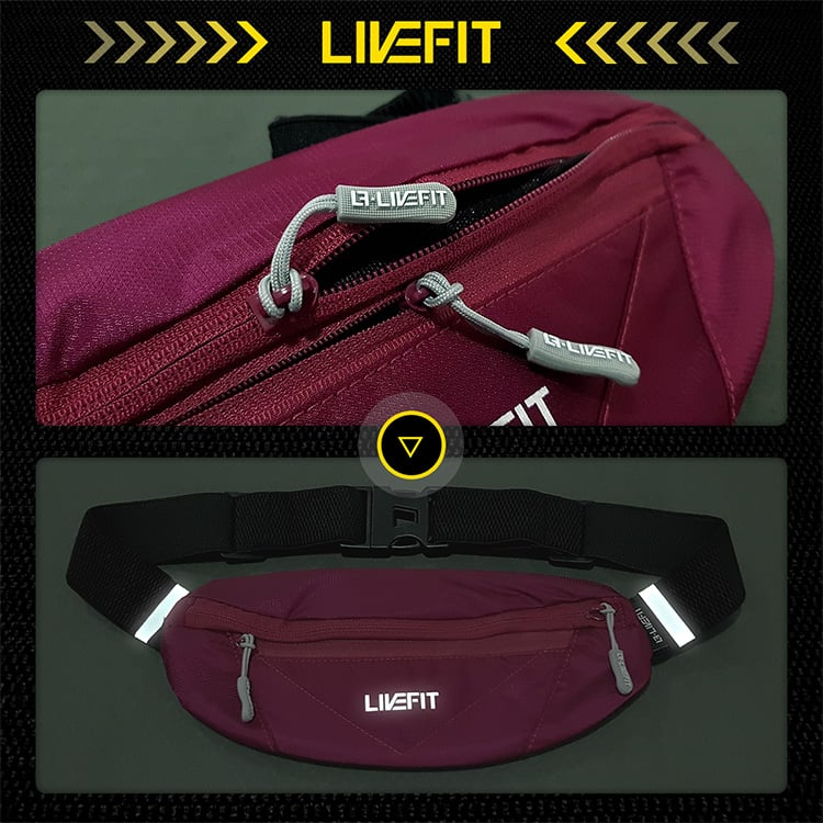 Túi đeo hông chạy bộ LiveFit cao cấp Running Belt WB0924 3 livefit running belt wb0924 1 3 Túi đeo hông chạy bộ LiveFit cao cấp Running Belt WB0924 - YCB.vn