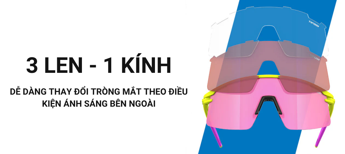 tifosi moab lite speed yellow 3 Kính mát thể thao Tifosi Moab Lite | Speed Yellow - YCB.vn