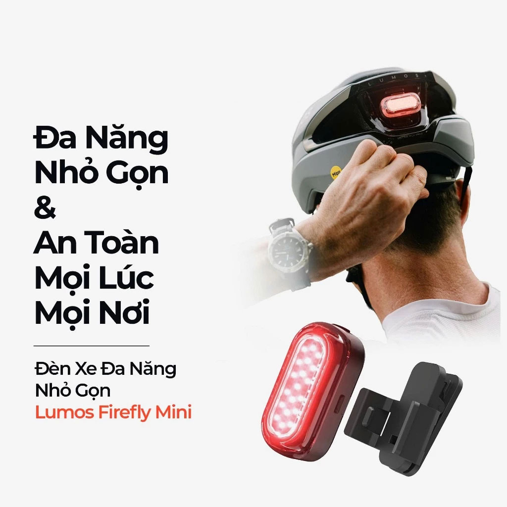 non bao hiem xe dap lumos ultra aero 23 1 Đèn xe đạp đa năng Lumos Firefly Mini - YCB.vn