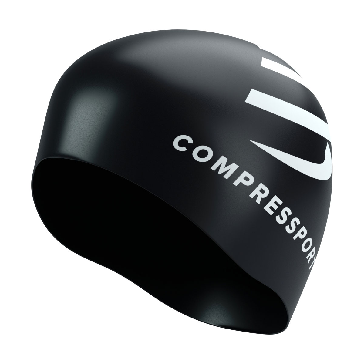 non boi compressport swim cap 2 Nón bơi Compressport Silicone Swim Cap - Black/White - YCB.vn