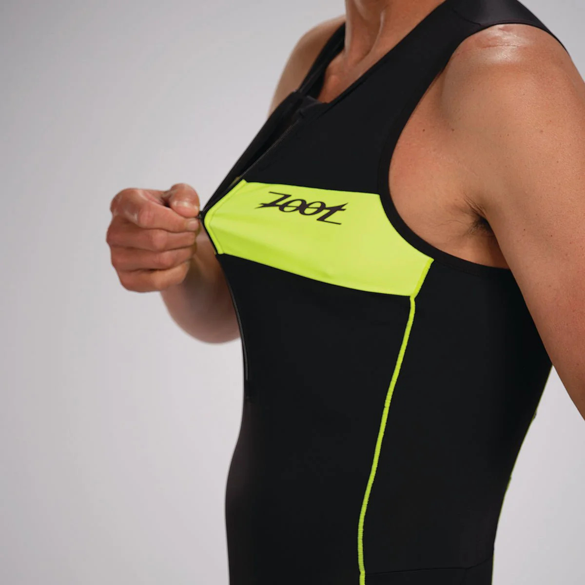 zoot mens core triathlon racesuit safety yellow 3 Bộ quần áo trisuit nam Zoot Mens Core Triathlon Racesuit - Safety Yellow - YCB.vn