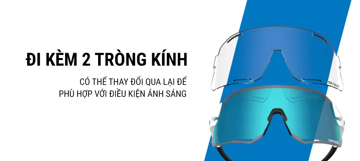 Kính mát thể thao Tifosi Rail Race | Matte White 2 kinh tifosi rail race matte white 5 Kính mát thể thao Tifosi Rail Race | Matte White - YCB.vn