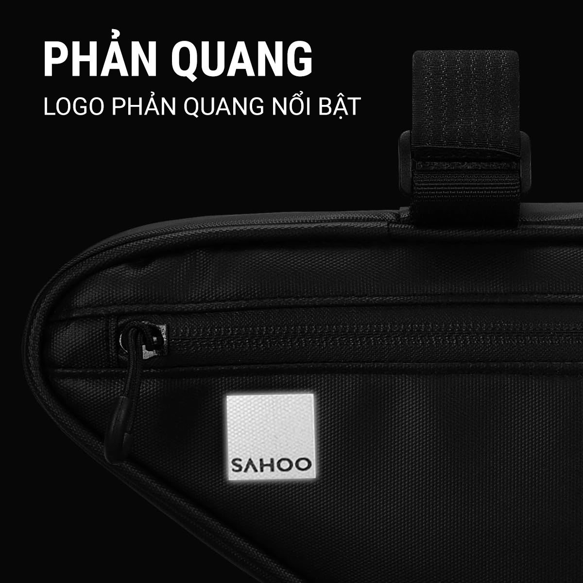 tui xe dap sahoo essential frame bag front 4 Túi tam giác gắn sườn trước xe đạp Sahoo Essential Frame Bag, Front - YCB.vn